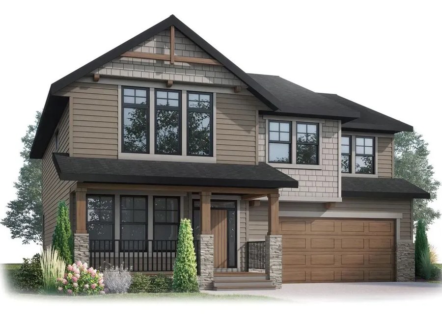 Hansen floor plan at Alpine Park (CH) by Cardel Homes in Calgary, AB