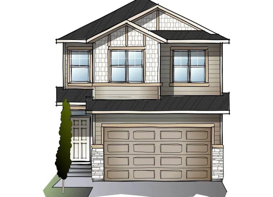 Haven 2 floor plan at Cornerbrook by Cardel Homes in Calgary, AB
