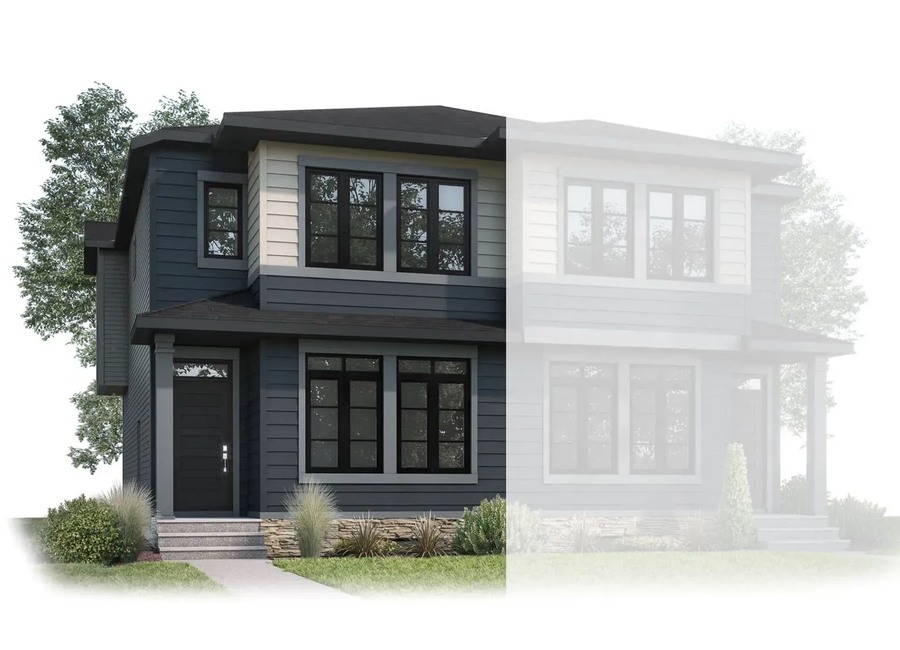 Midtown 1 floor plan at Silverton by Cardel Homes in Calgary, AB