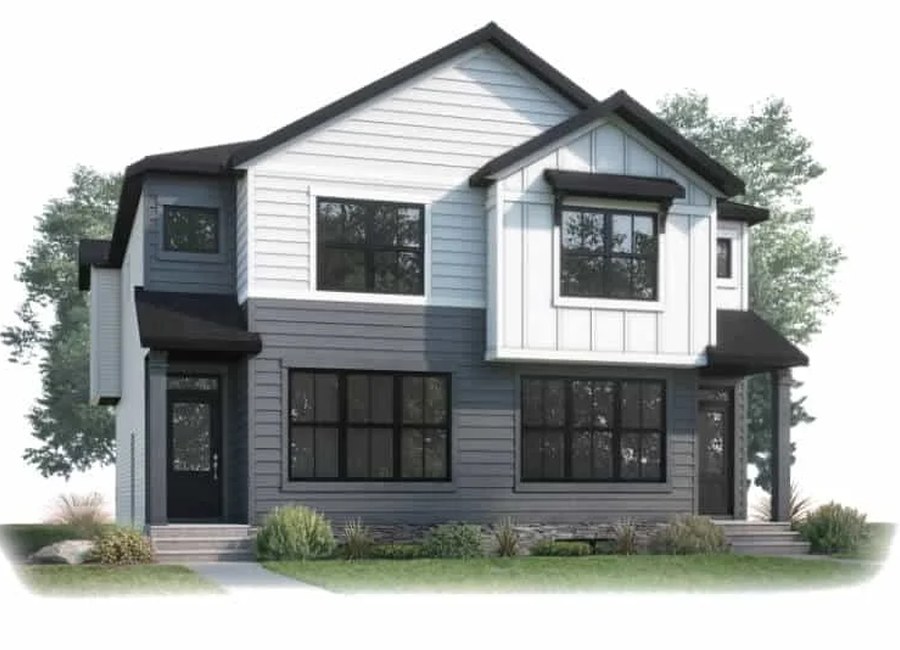 The Midtown 2 new home model plan at the Acadia Park by Cardel Homes in Calgary