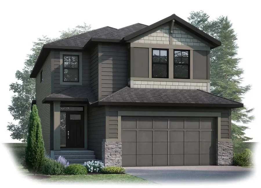 The Upton new home model plan at the Clearwater Park (CH) by Cardel Homes in Chestermere