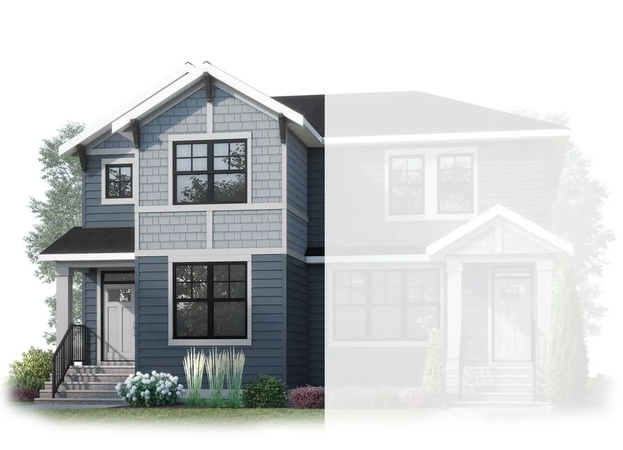 The Lucca new home model plan at the Fireside (CH) by Cardel Homes in Cochrane