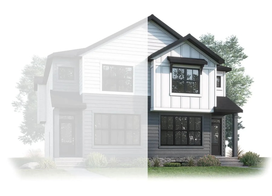 The Midtown 2 new home model plan at the Lewisburg by Cardel Homes in Calgary