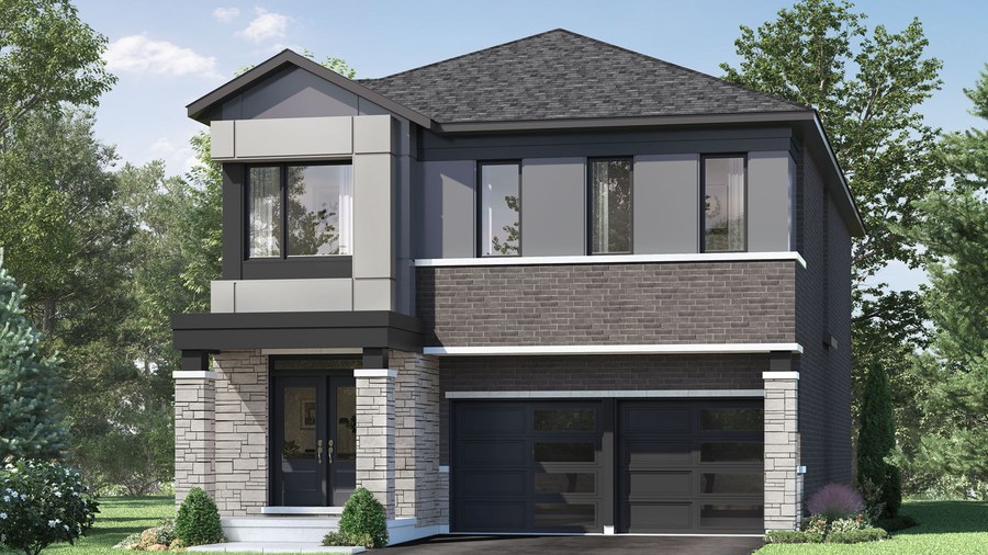 The Quinton new home model plan at the Seaton Whitevale by Mattamy Homes in Pickering