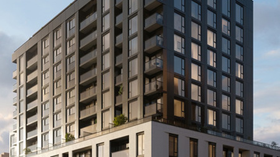 The 708-1660 Bloor Street West new home model plan at the Westbend Residences by Mattamy Homes in Toronto