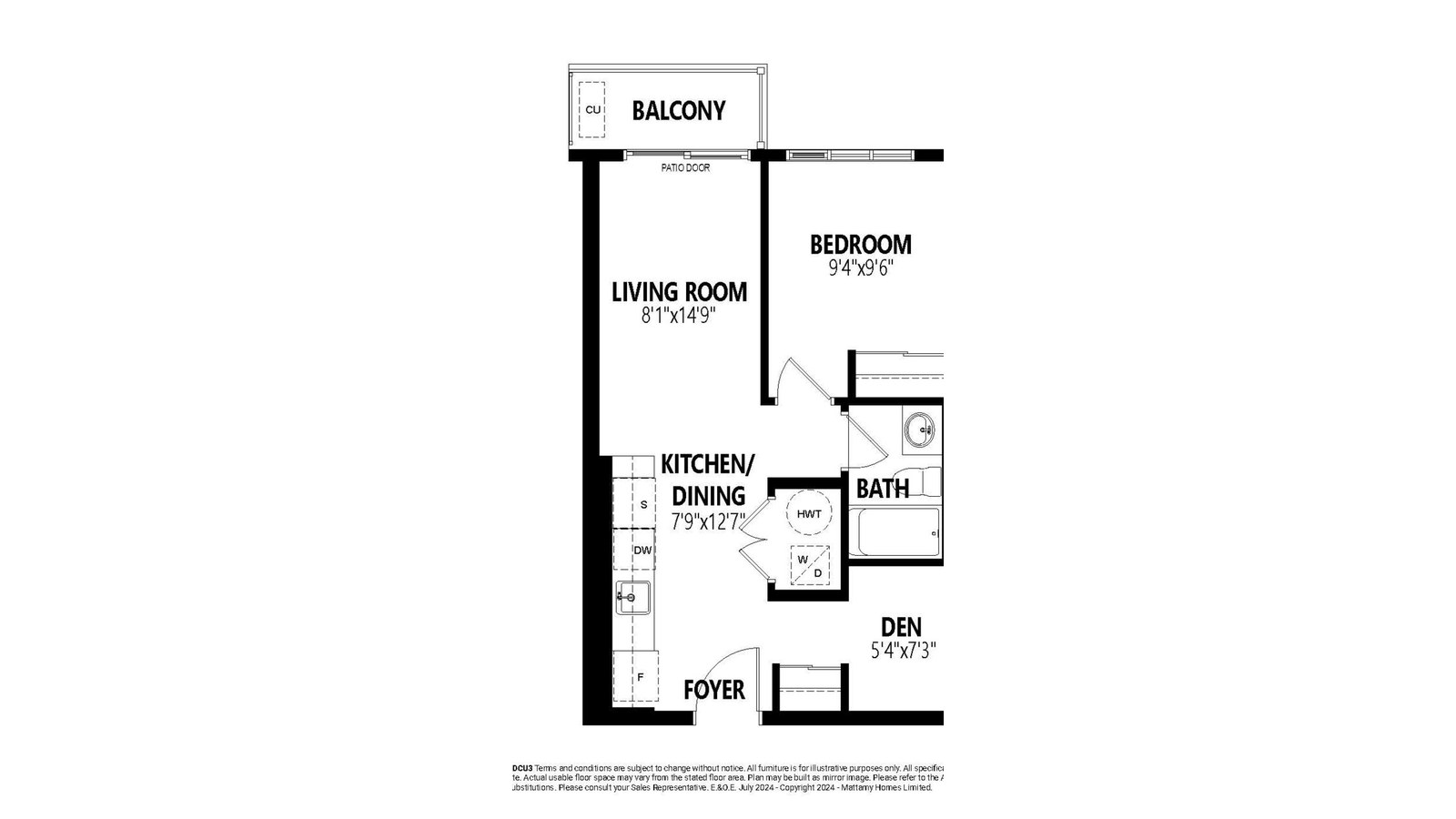 2376 Tenth Line Road APT 304 floor plan at Locale by Mattamy Homes in Orleans, Ontario