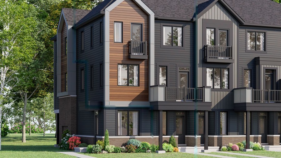 The Greenside End new home model plan at the Clairmont by Mattamy Homes in Guelph