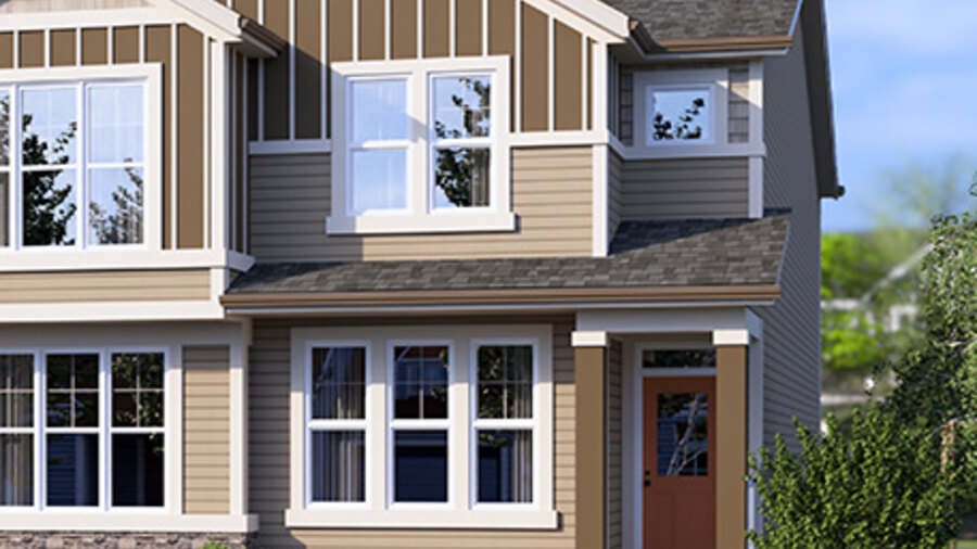 The Logan 18 new home model plan at the Ambleridge by Jayman in Calgary