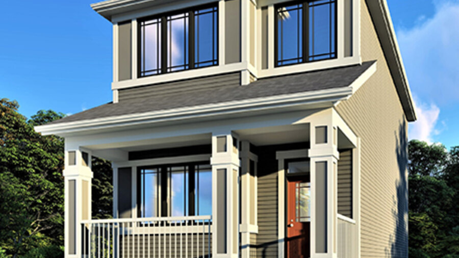 The Sonata 20 new home model plan at the Ambleton by Jayman in Calgary