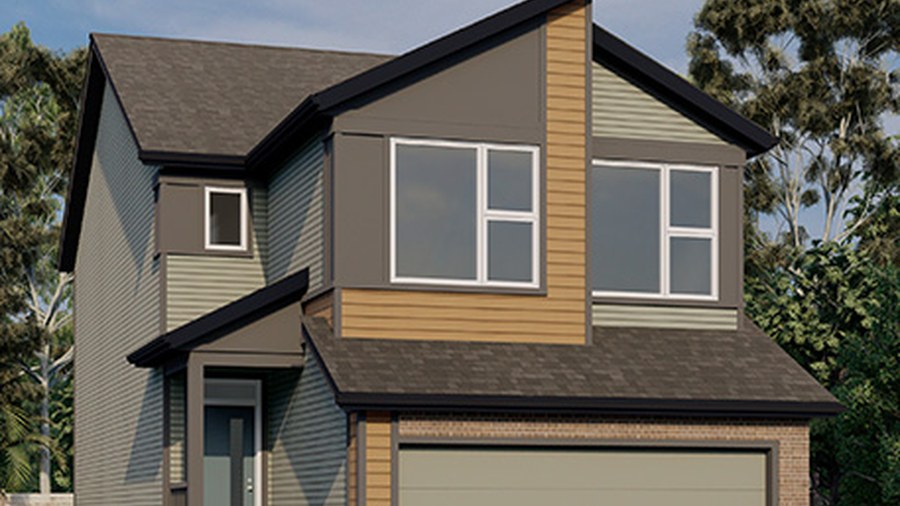 The Bentley 24 new home model plan at the Glacier Ridge by Jayman in Calgary