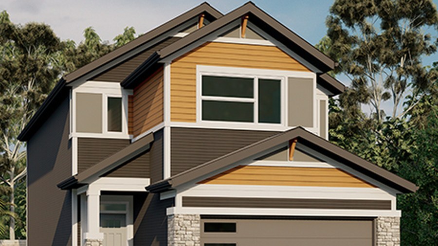 The Charlotte 26 new home model plan at the Glacier Ridge by Jayman in Calgary