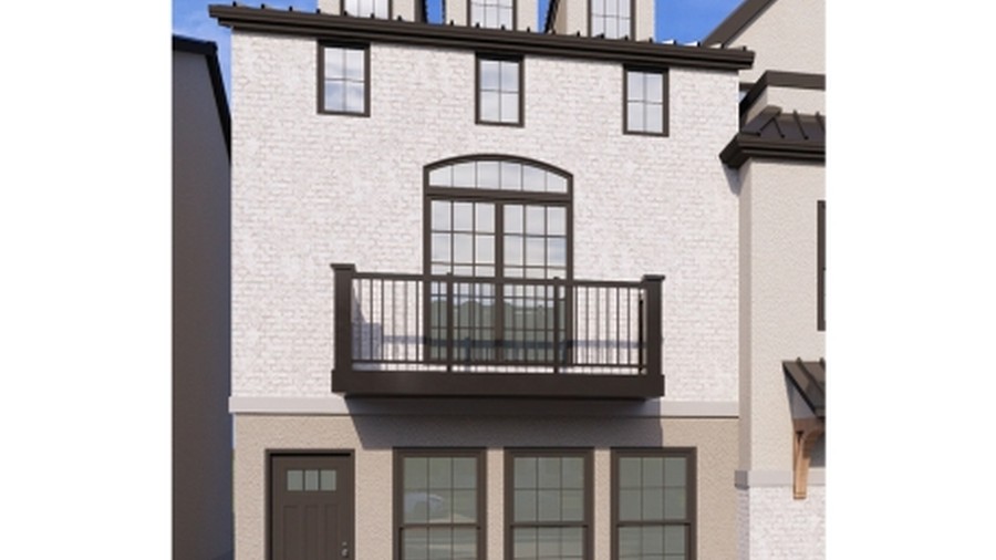 The Lusso 20 B new home model plan at the Nostalgia Townlet by Jayman in Calgary