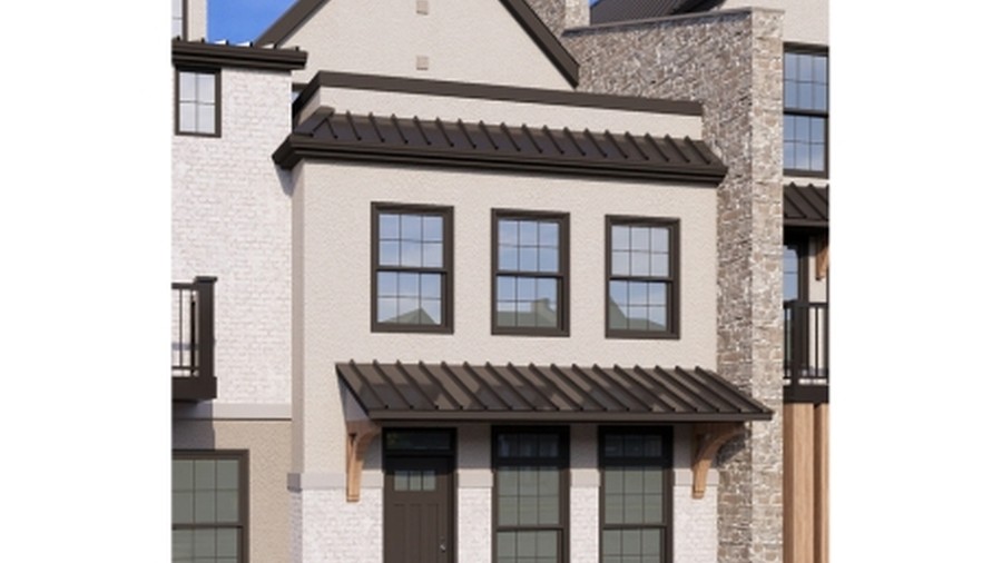 The Lusso 20 A new home model plan at the Nostalgia Townlet by Jayman in Calgary