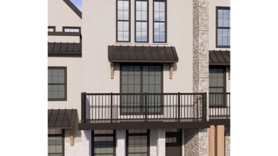 The Modena 16 B new home model plan at the Nostalgia Townlet by Jayman in Calgary