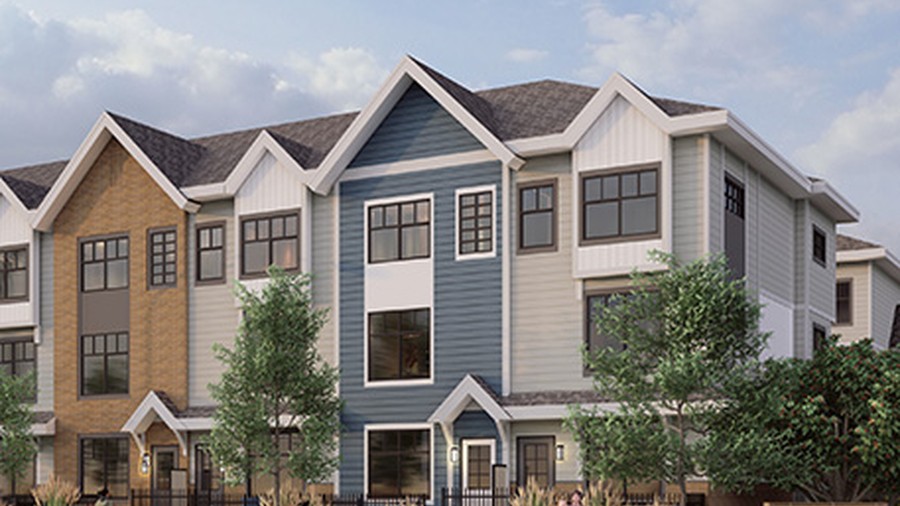 The Park Place Chardonnay new home model plan at the Park Place of Lake Mahogany by Jayman in Calgary