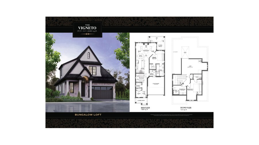 The The Vigneto new home model plan at the Terravita by Kenmore Homes in Niagara Falls