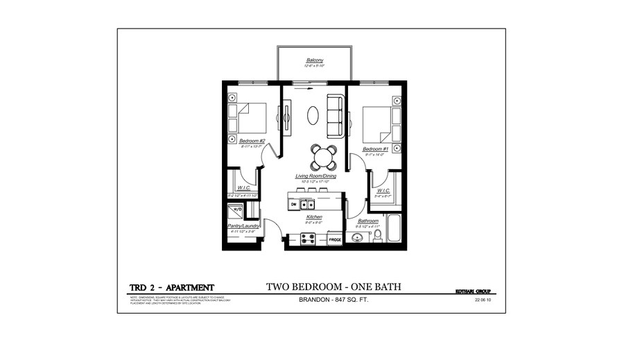 The Brandon new home model plan at the Grand Pacific Gardens by Kothari Group in Winnipeg