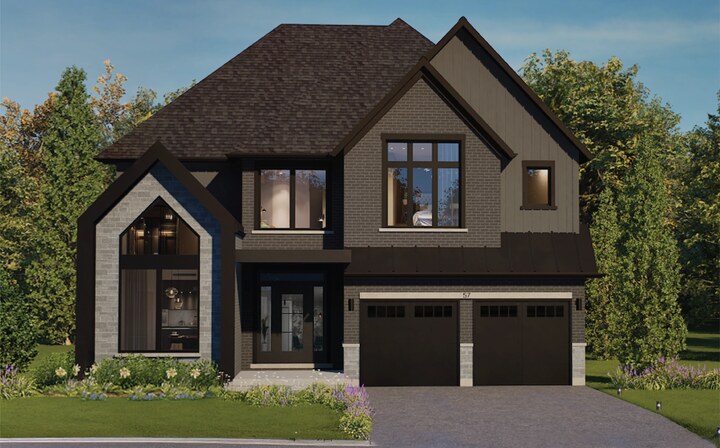 The Originals Farmhouse Bordeaux II new home model plan at the Losani Homes Originals by Losani Homes in Grimsby