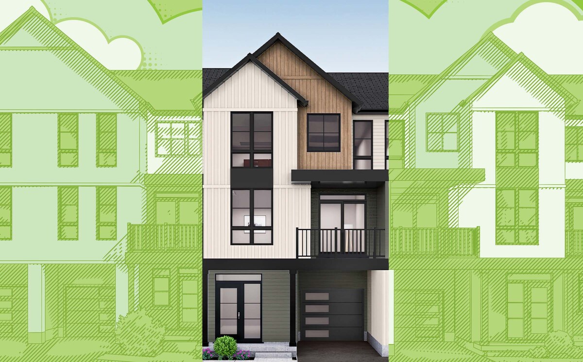 Lucerne Interior floor plan at Riverbend by Losani Homes in Paris, ON