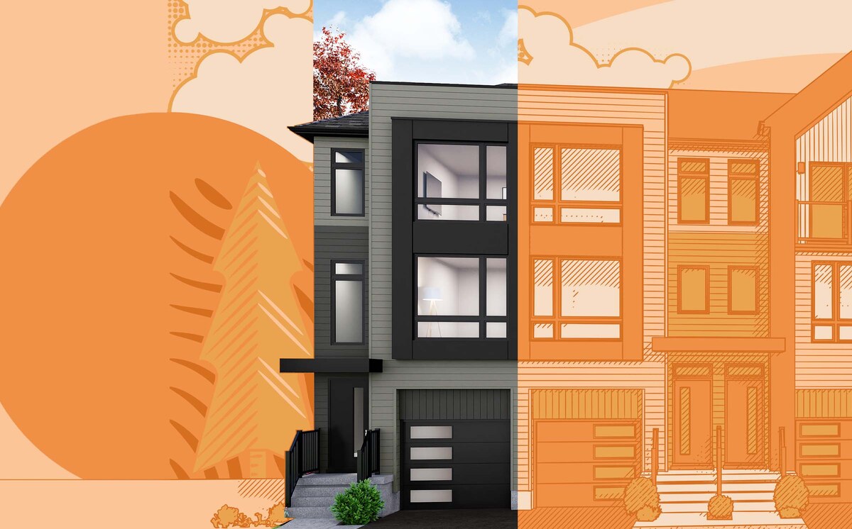 Esprit Grande End Riverbend floor plan at Riverbend by Losani Homes in Paris, ON