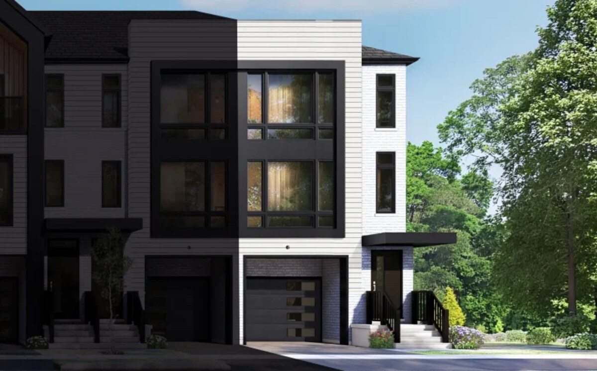 18′ Esprit Enhanced End floor plan at Benchmark by Losani Homes in Beamsville, ON