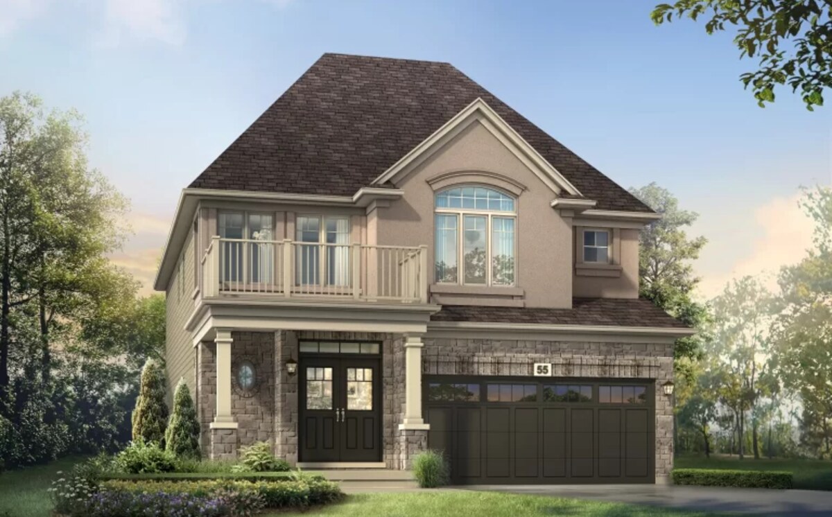 Gardenview floor plan at Riverbank Estates by Losani Homes in Paris, ON