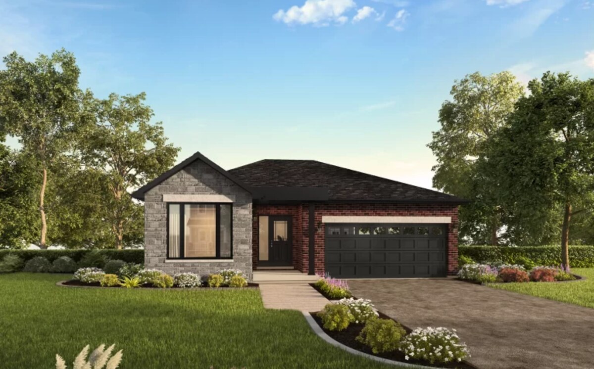 Hampton floor plan at Riverbank Estates by Losani Homes in Paris, ON