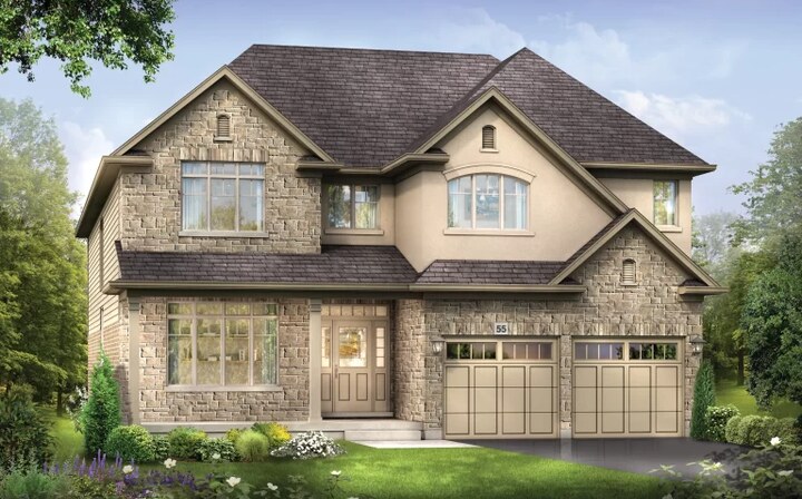 The Jewel II new home model plan at the Riverbank Estates by Losani Homes in Paris