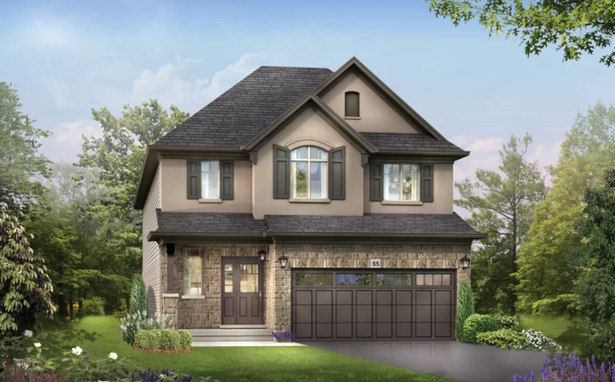 Kingsforest floor plan at Riverbank Estates by Losani Homes in Paris, ON