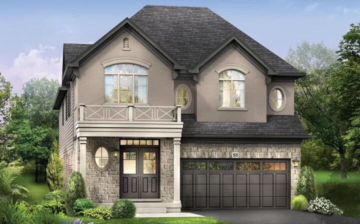 The Marigold new home model plan at the Riverbank Estates by Losani Homes in Paris