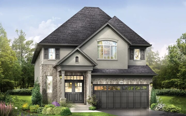 The Mulberry new home model plan at the Riverbank Estates by Losani Homes in Paris