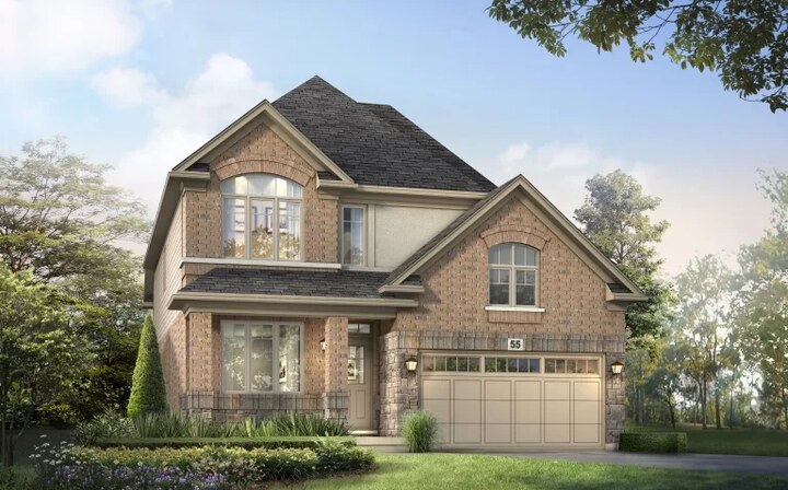The Topaz new home model plan at the Riverbank Estates by Losani Homes in Paris