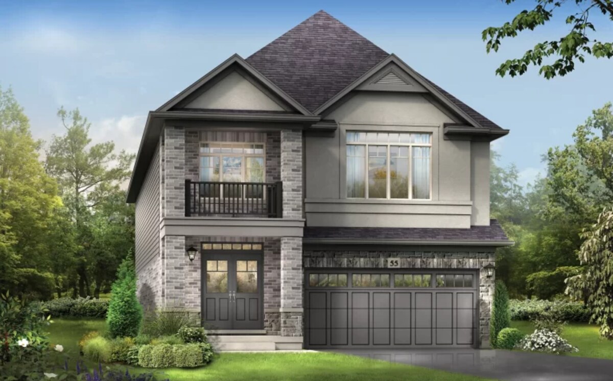 Victoria floor plan at Riverbank Estates by Losani Homes in Paris, ON