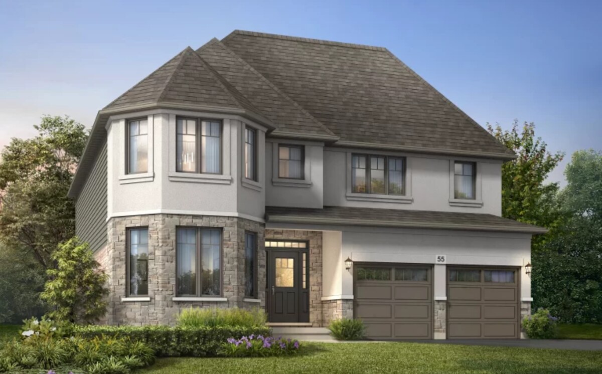 Wellington floor plan at Riverbank Estates by Losani Homes in Paris, ON