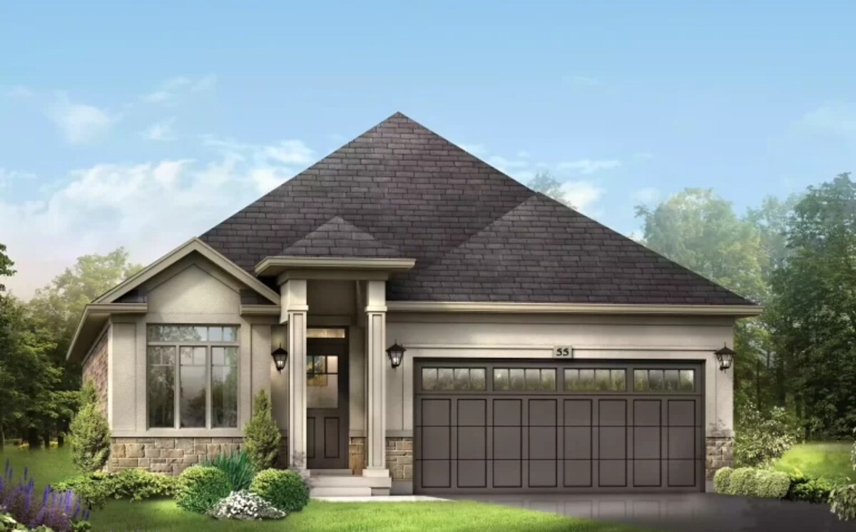 Wentworth floor plan at Riverbank Estates by Losani Homes in Paris, ON