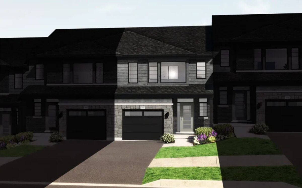 WestTown Interior E1 floor plan at Riverbank Estates by Losani Homes in Paris, ON