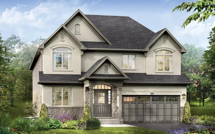 The Albion new home model plan at the Riverbank Estates by Losani Homes in Paris