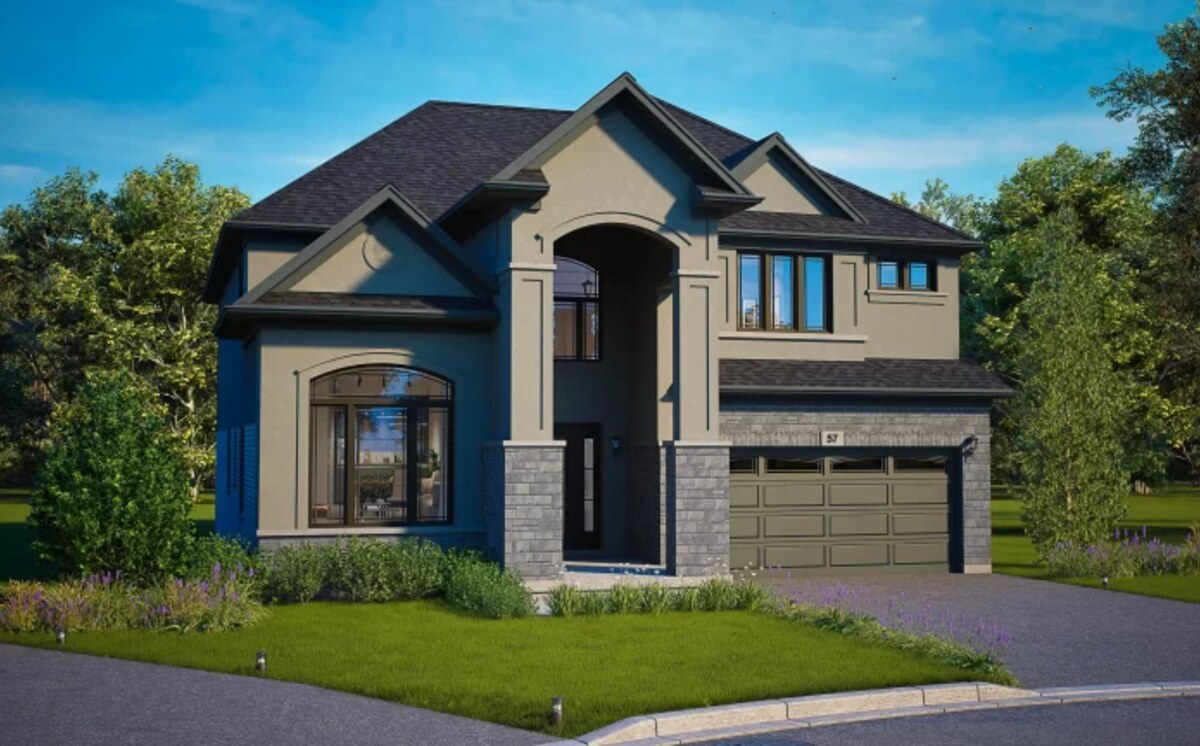 Bordeaux II floor plan at Riverbank Estates by Losani Homes in Paris, ON