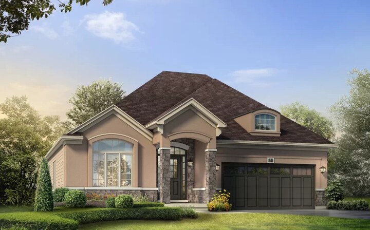The Brookstone II new home model plan at the Riverbank Estates by Losani Homes in Paris
