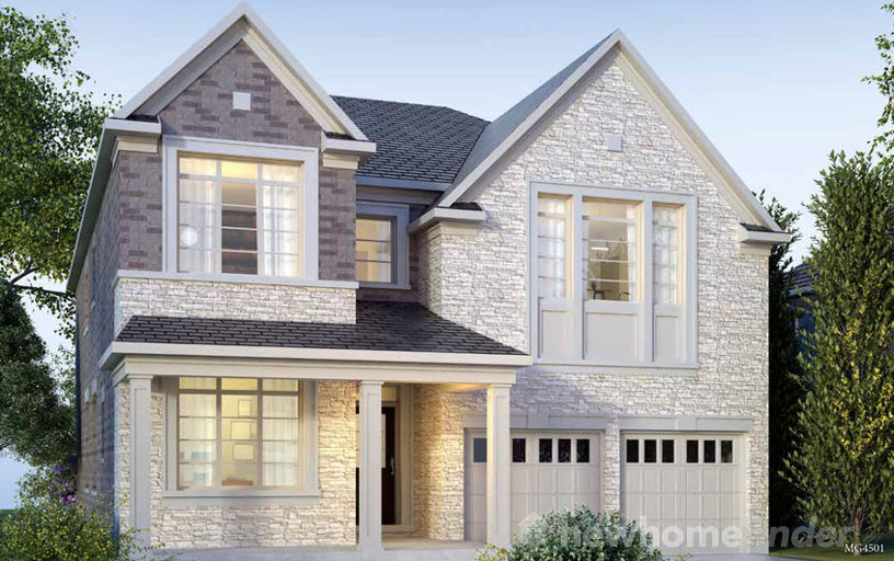 Barclay floor plan at Arbor Peaks by Great Gulf in Milton, Ontario