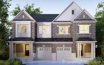 The Bennet new home model plan at the Arbor Peaks by Great Gulf in Milton