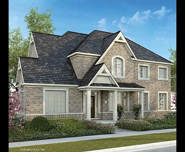 The Albright new home model plan at the Sharon Village by Great Gulf in East Gwillimbury