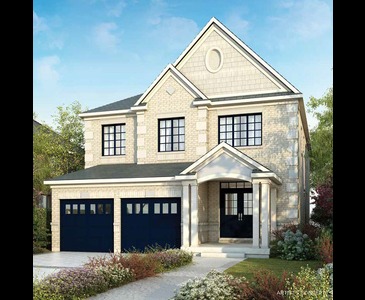 The Barnes new home model plan at the Sharon Village by Great Gulf in East Gwillimbury