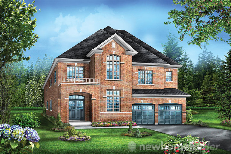 Juniper 6 floor plan at Saddle Ridge (GP) by Greenpark in Milton, Ontario