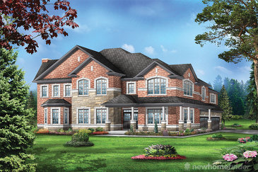 The Juniper 12 new home model plan at the Saddle Ridge (GP) by Greenpark in Milton