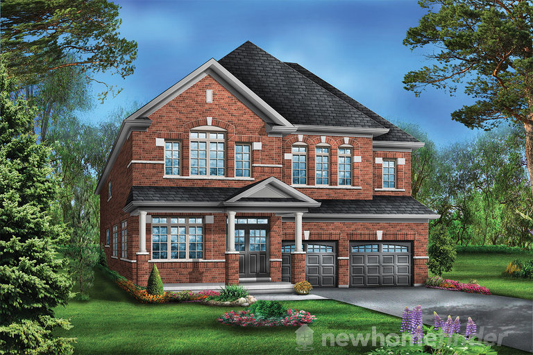 Juniper 3 floor plan at Saddle Ridge (GP) by Greenpark in Milton, Ontario