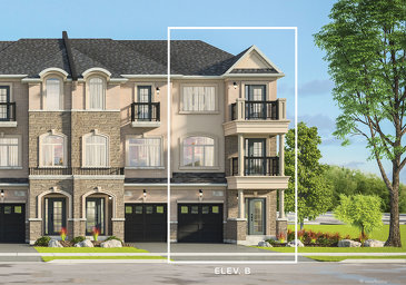 The Violet new home model plan at the Kaleidoscope by Liv Communities in Waterdown