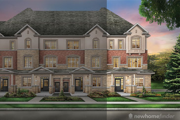 The Lincoln new home model plan at the The Classic Townhomes by Liv Communities in Brampton