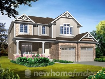 The Walnut new home model plan at the Warbler Woods by Sifton Properties in London