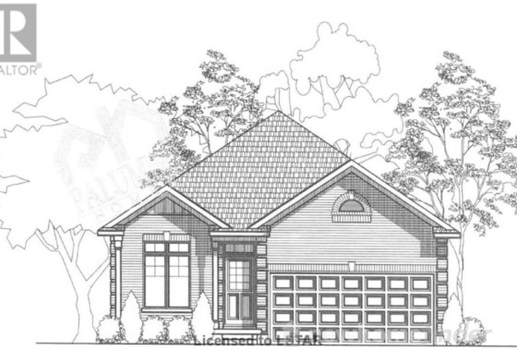 2 Bed floor plan at West Coronation Community by Palumbo Homes in London, Ontario